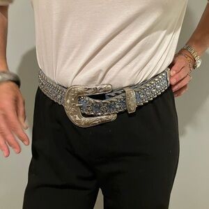 Kippys Swarovski blue belt